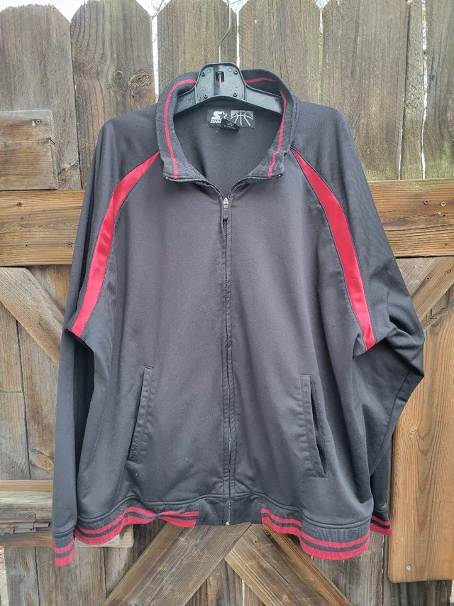 Men's Starter Jacket, full zip Track suit top. size 3XL thumbnail