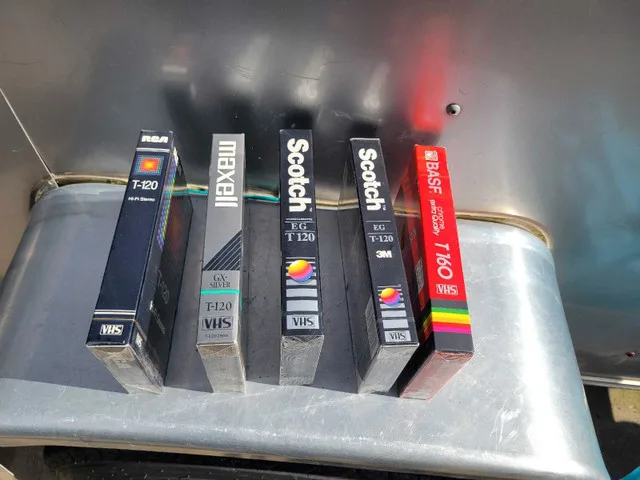 Blank VHS tapes sealed brand new thumbnail