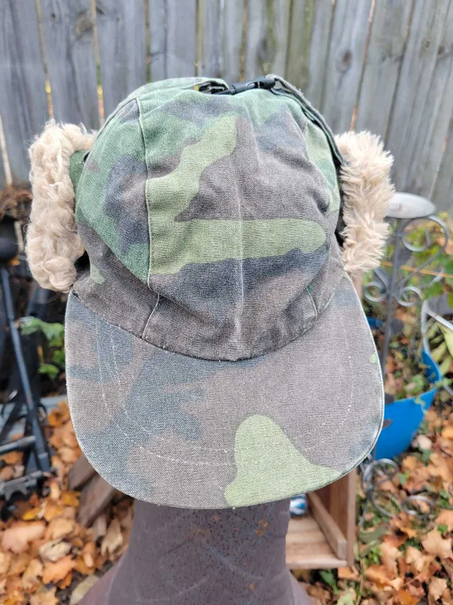 Vintage Work King insulated camo cap with ear flaps thumbnail
