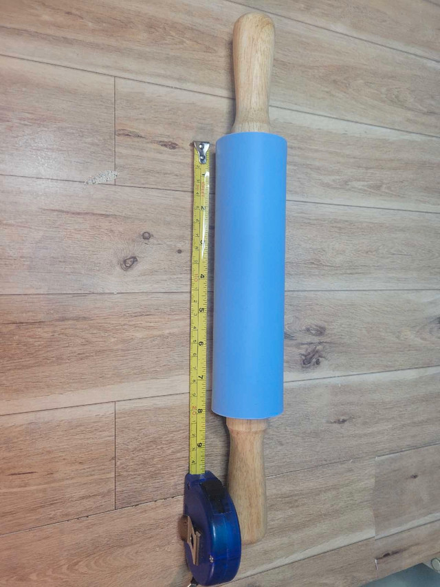 Silicone Rolling Pin for Baking 20cm Blue