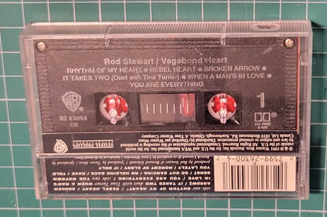 Vagabond Heart by Rod Stewart (Cassette, Mar-1991) image indicator(2)