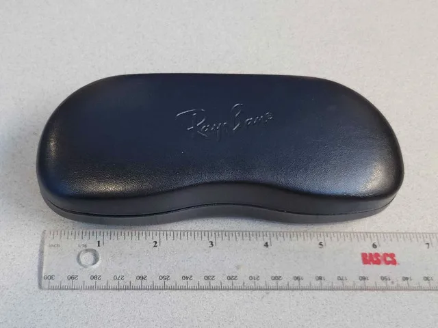 Ray-Ban Sunglasses Hard Case Bausch Lomb Black Glasses Holder thumbnail