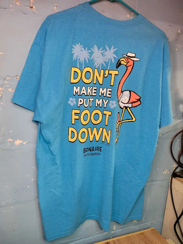 Joe Blow t-shirt graphics front and back on a Gildan shirt image indicator(4)