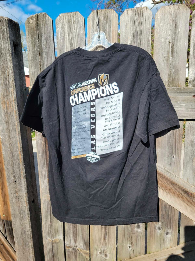 NHL Las Vegas Golden Knights 2018 championship t-shirt. Xl - photo 4