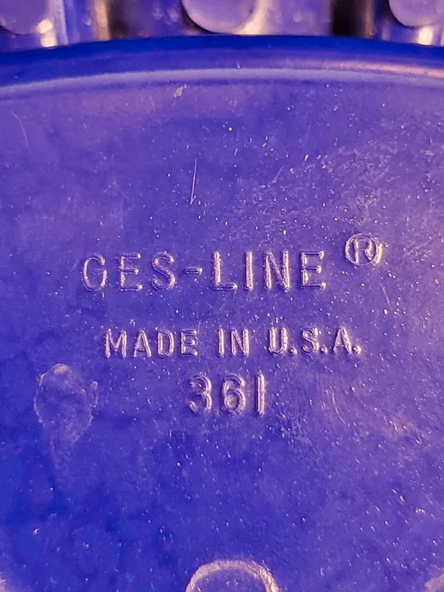 Vintage GES-LINE 361 Melamine purple corner ashtray image indicator(3)