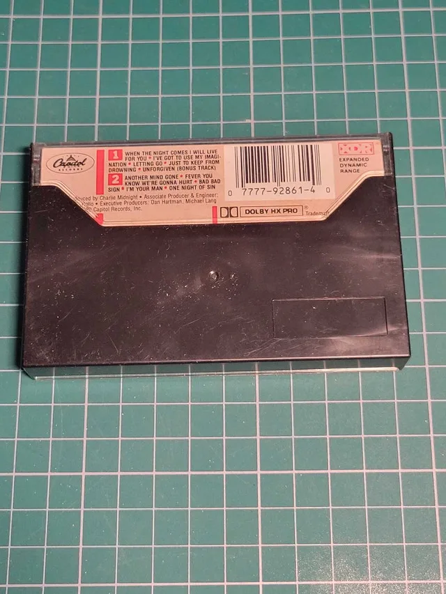 Joe Cocker - One Night Of Sin Cassette (1989) Canada image indicator(2)