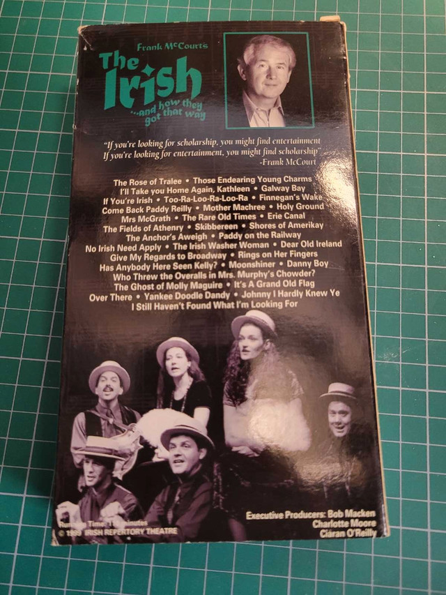 Frank McCourt's THE IRISH VHS - photo 2