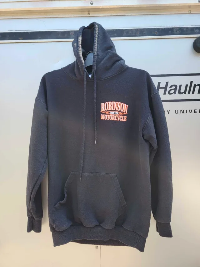 Robinson Motorcycles hoodie graphics front and back size M thumbnail