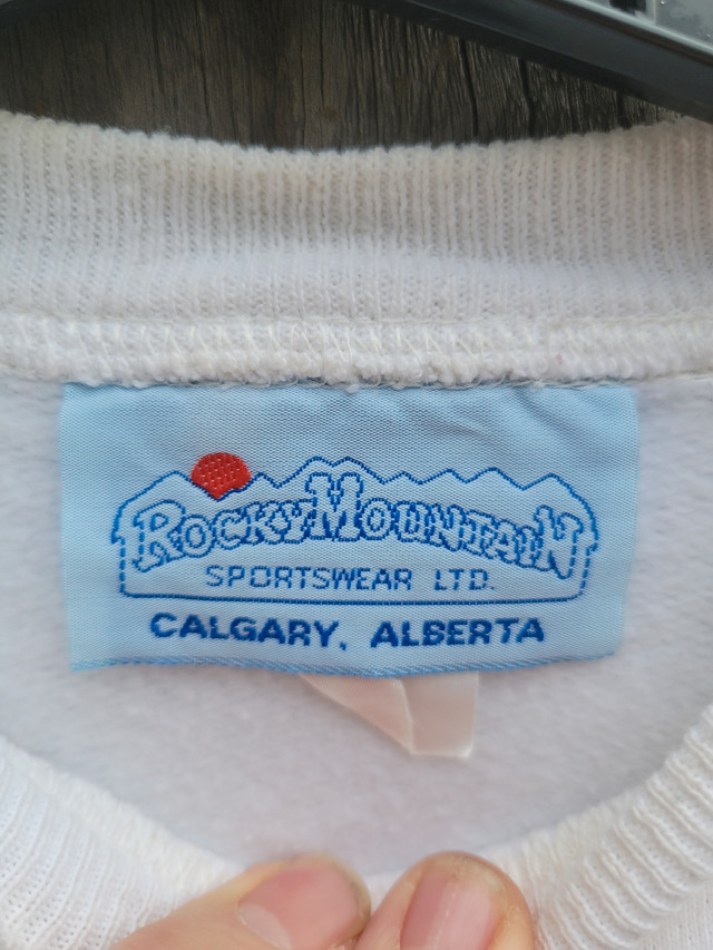 Vintage Athabasca University Varsity crew neck sweatshirt - photo 4