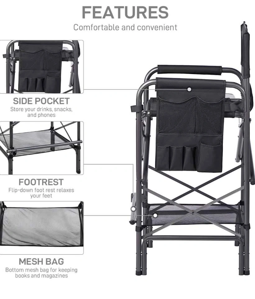 30.7" Seat Height Directors Chair for Makeup Artist - photo 3