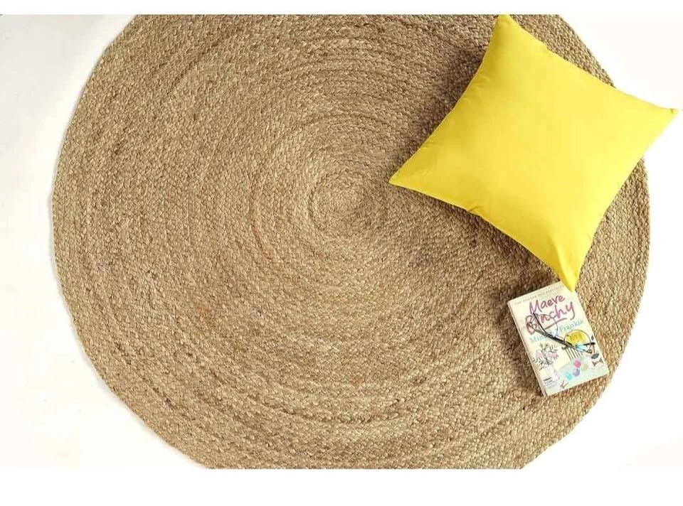 Brand new Jute Area Rug 6ft - Natural Fiber Round Handmade - photo 4