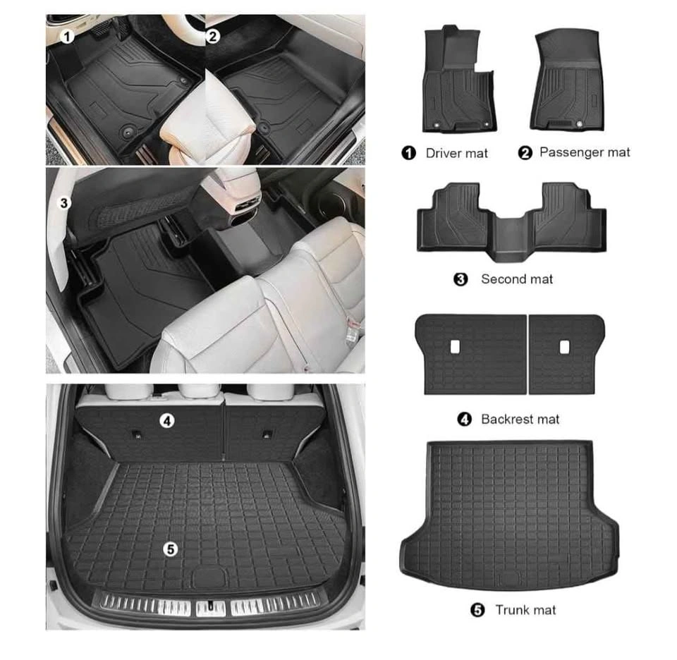 Genesis GV70 Floor Mats, Cargo & Backrest Mat Set - photo 2