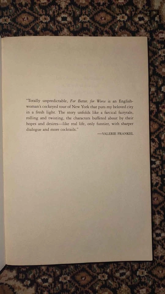 For Better, For Worse by bestselling author Carole Matthews - photo 2