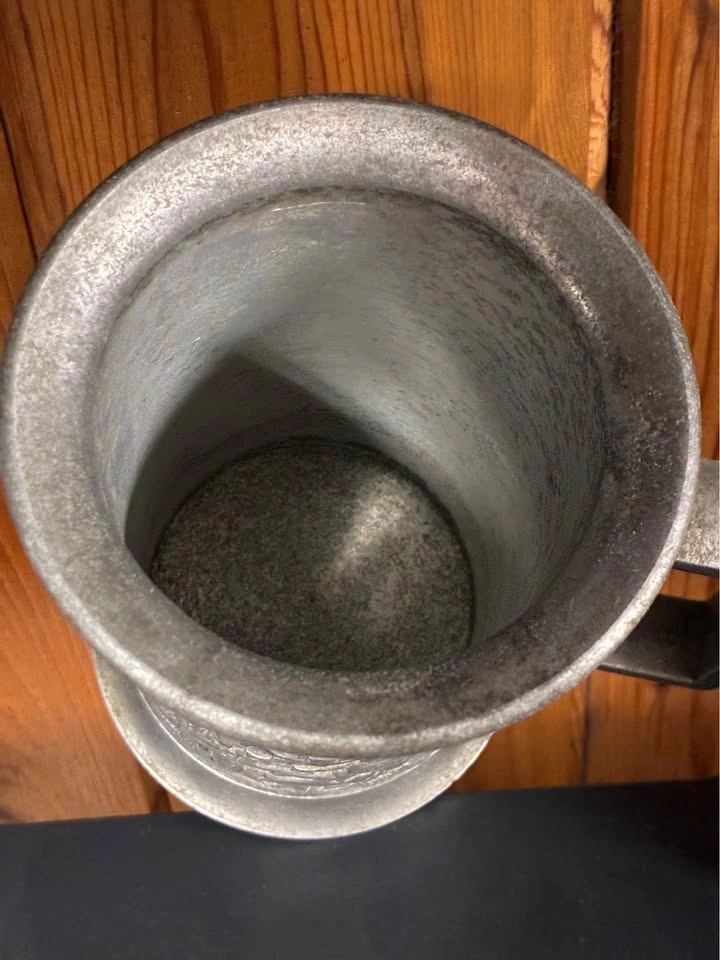 Vintage Castleware Pewter Beer Stein from Spain - photo 3