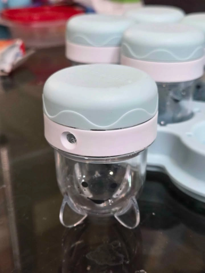 Baby food storage containers with tray - photo 5