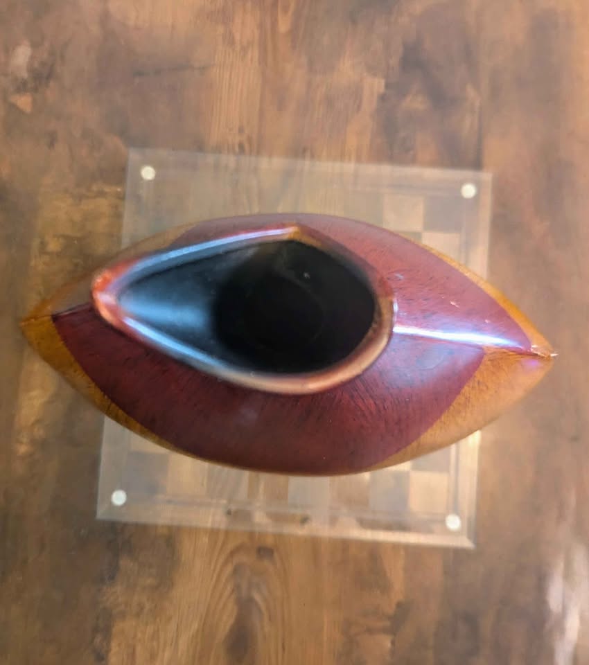 Large - Scandinavian Design - Vase - Imitation Wood - H42 Cm - photo 4
