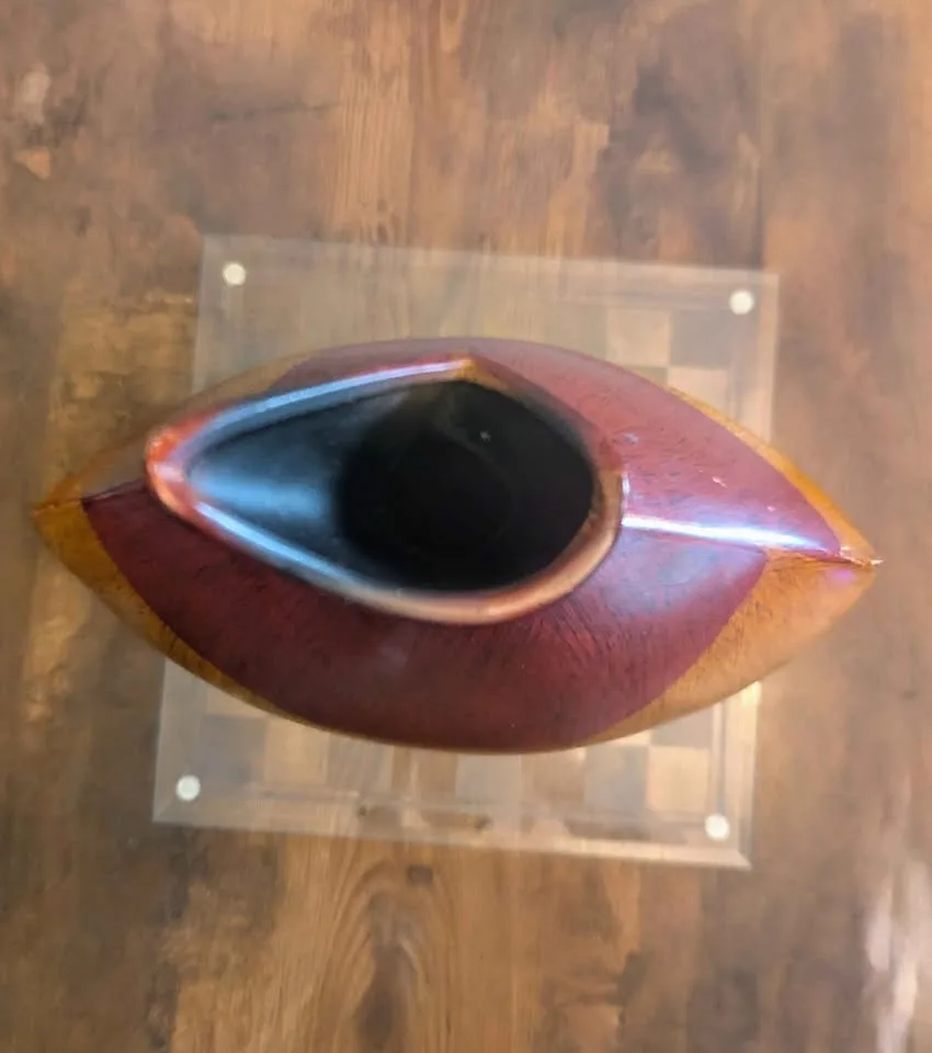 Large - Scandinavian Design - Vase - Imitation Wood - H42 Cm image indicator(4)