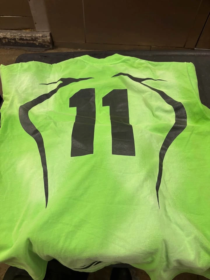 HELLSTAR MEDIUM GREEN AND CREAM T - photo 2