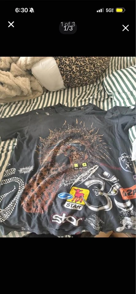 HELLSTAR AUTHENTIC SHIRT MEDIUM