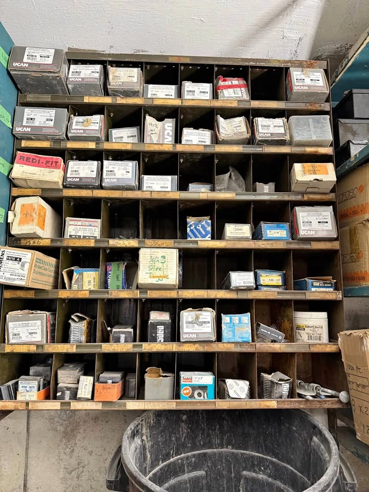 Wall Mounted STEEL Cabinet with assorted COMMERCIAL fasteners