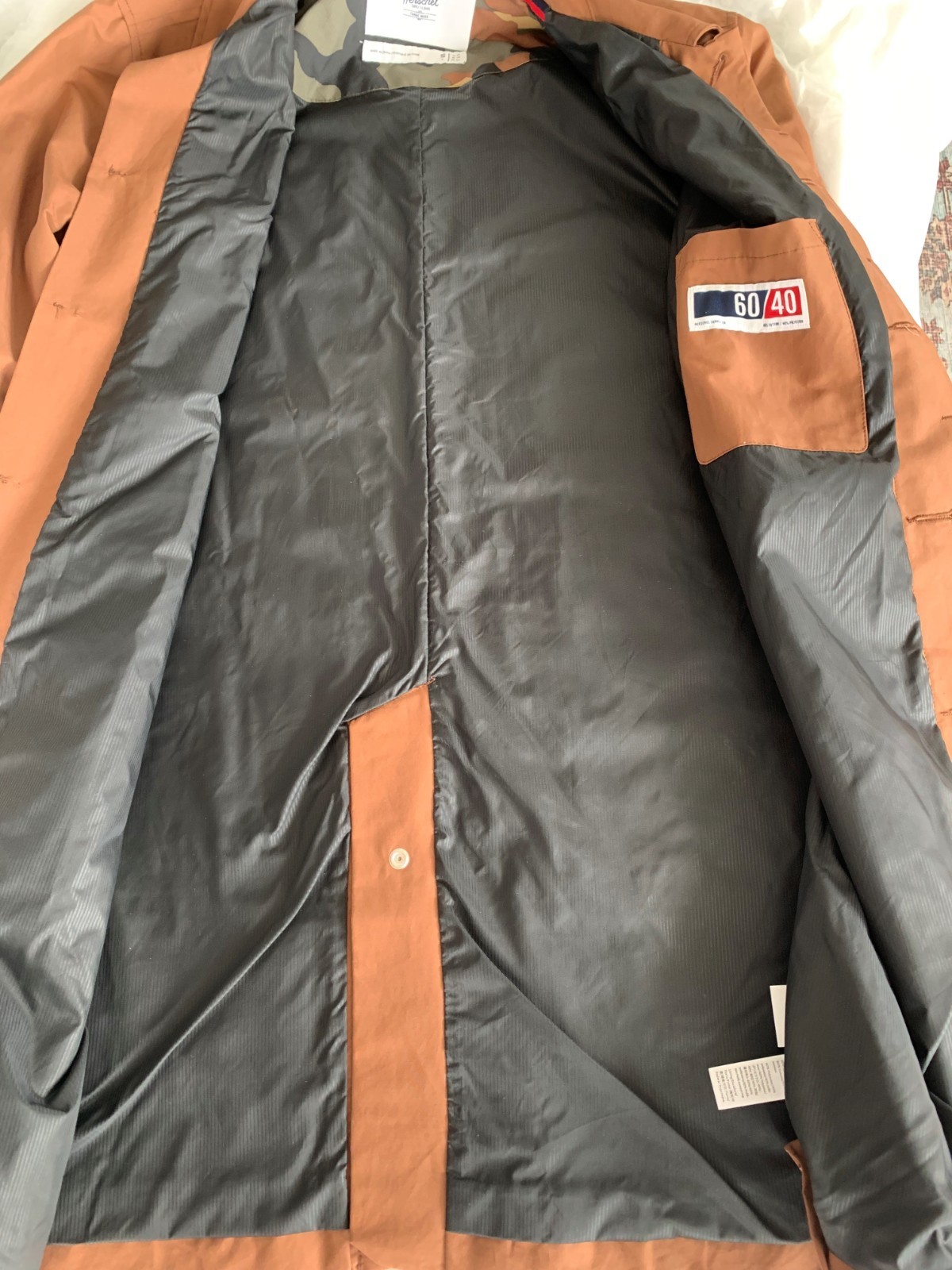 Herschel Supply Co. Men's Trench Brown - Water Resistant Jacket - photo 4