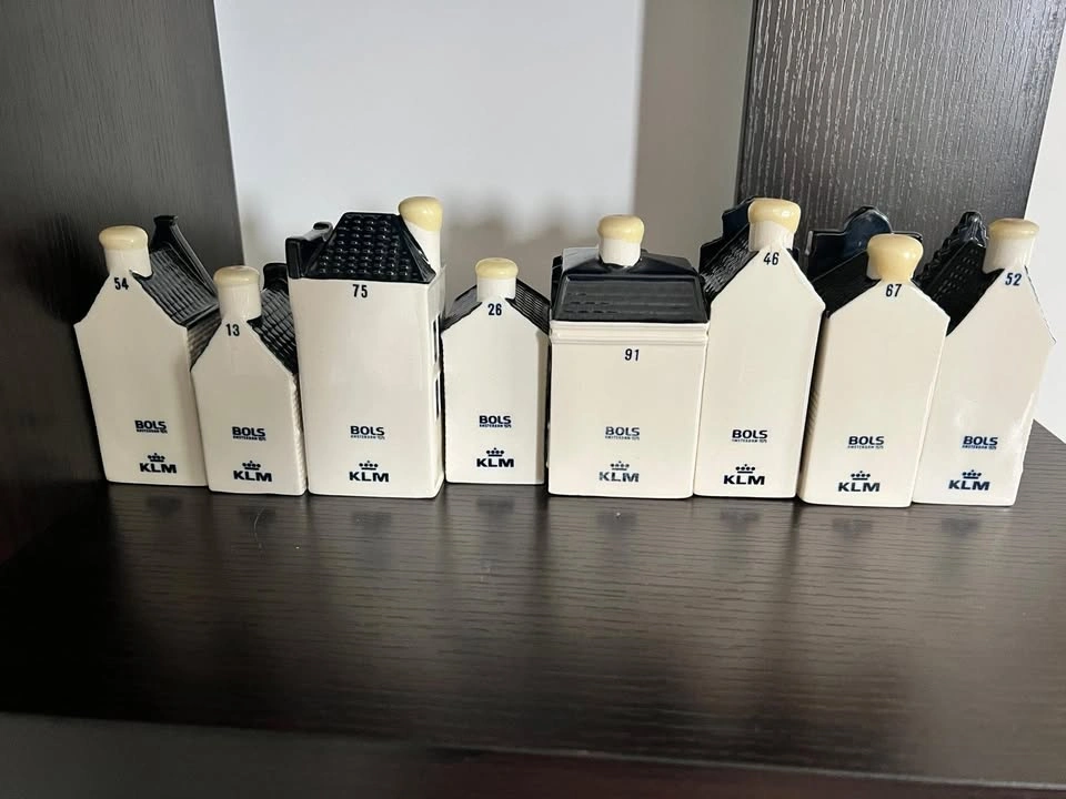 Vintage KLM Delft Blue Dutch Houses - Collection of 17 (Bols) - photo 2