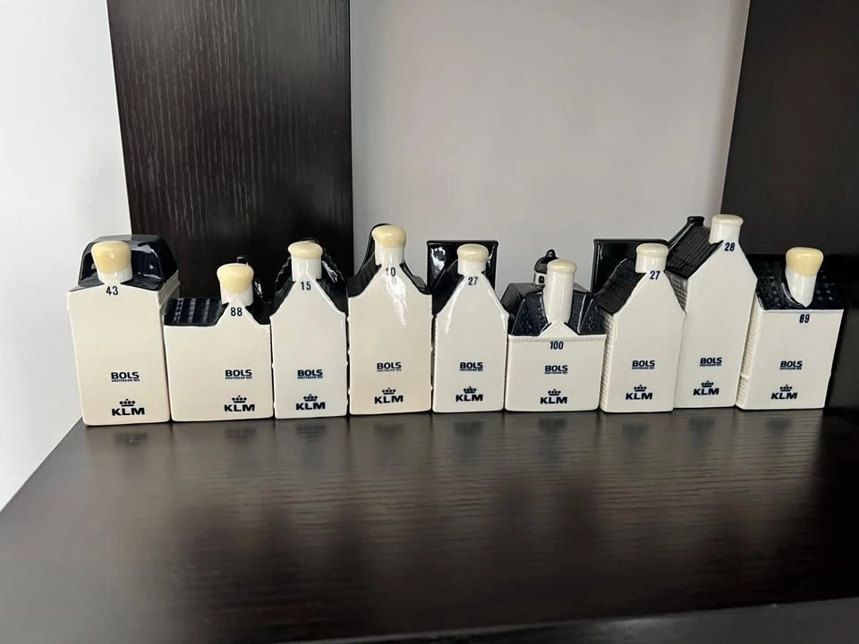 Vintage KLM Delft Blue Dutch Houses - Collection of 17 (Bols) - photo 4