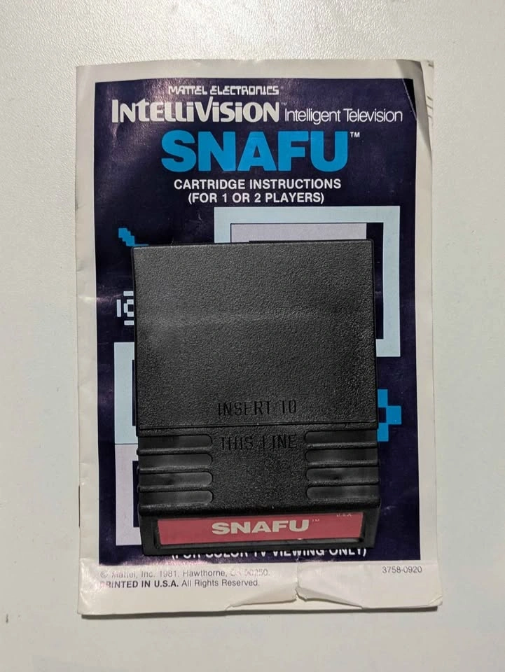Vintage Retro Intellivision/Sears Telegames Cartridge and Manual - photo 5