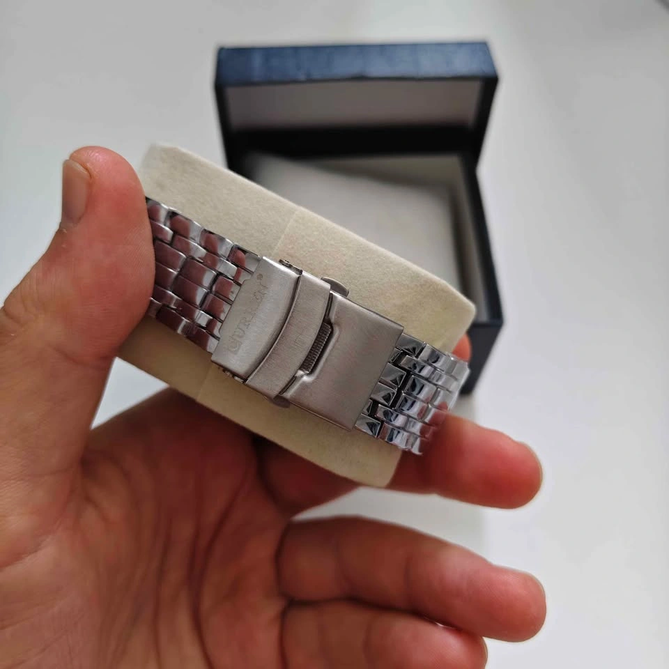 Luxury Full Metal Sport Watch with Red dial - photo 4