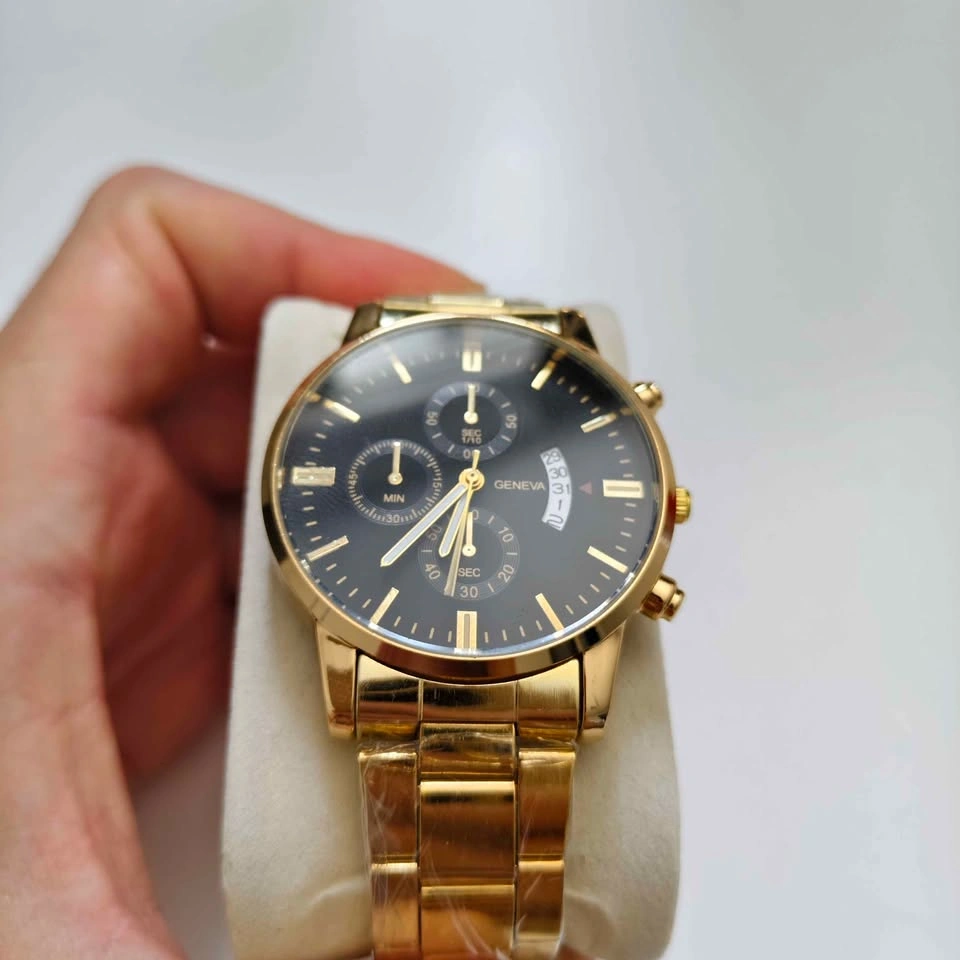 Classic Casual Gold Metal Watch ⌚ - photo 2