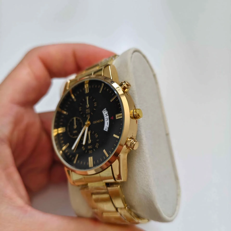 Classic Casual Gold Metal Watch ⌚ - photo 4