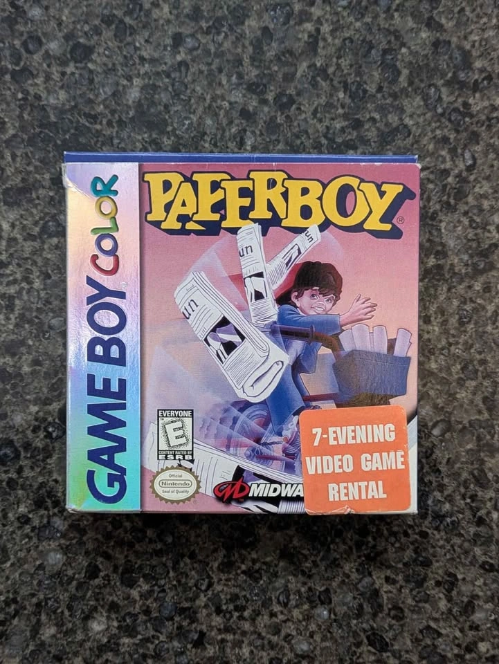 Paperboy 2nd Print Authentic Nintendo Game Boy Color Box & Inser - photo 2