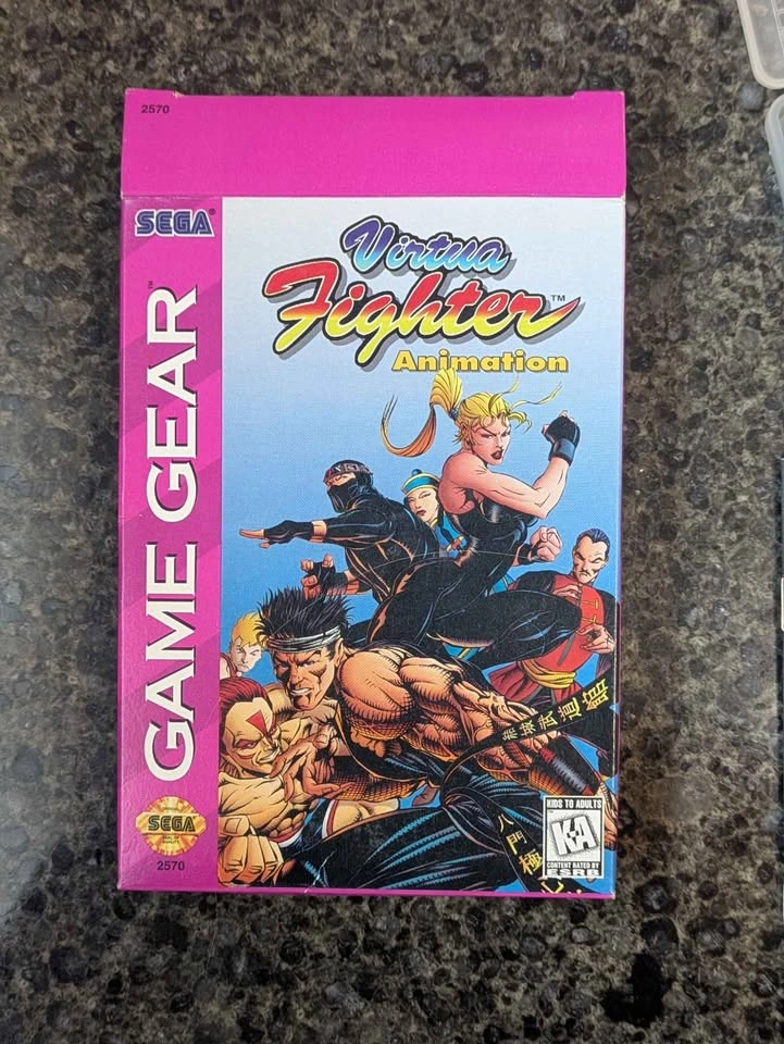 Virtua Fighter Animation (Sega Game Gear) Complete CIB Game - photo 2