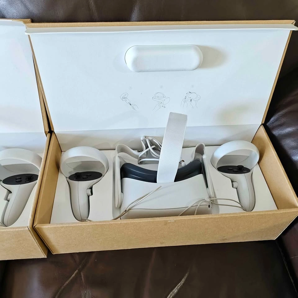 TWO Oculus Meta Quest 2 VR Headsets – Like New! - photo 2