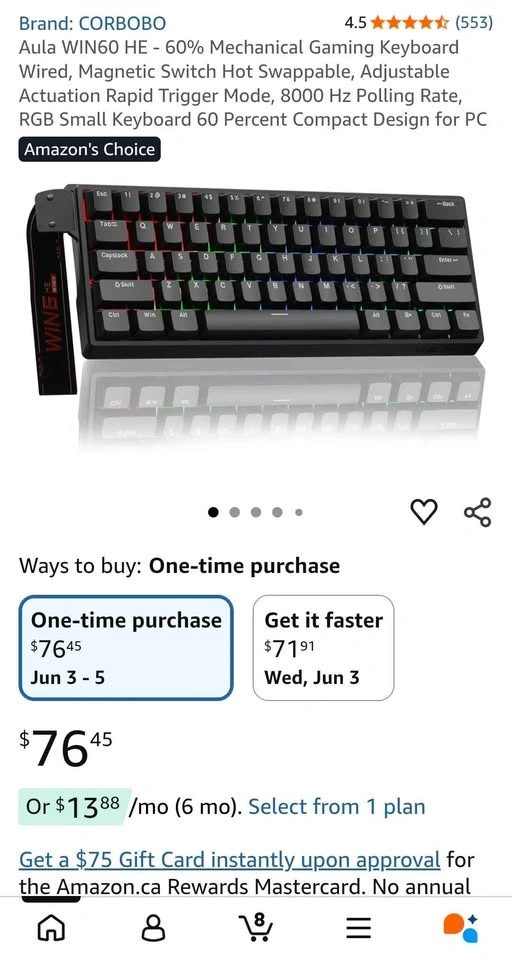 ⌨️ 🎮 Mechanical Gaming Keyboard 60% - photo 4