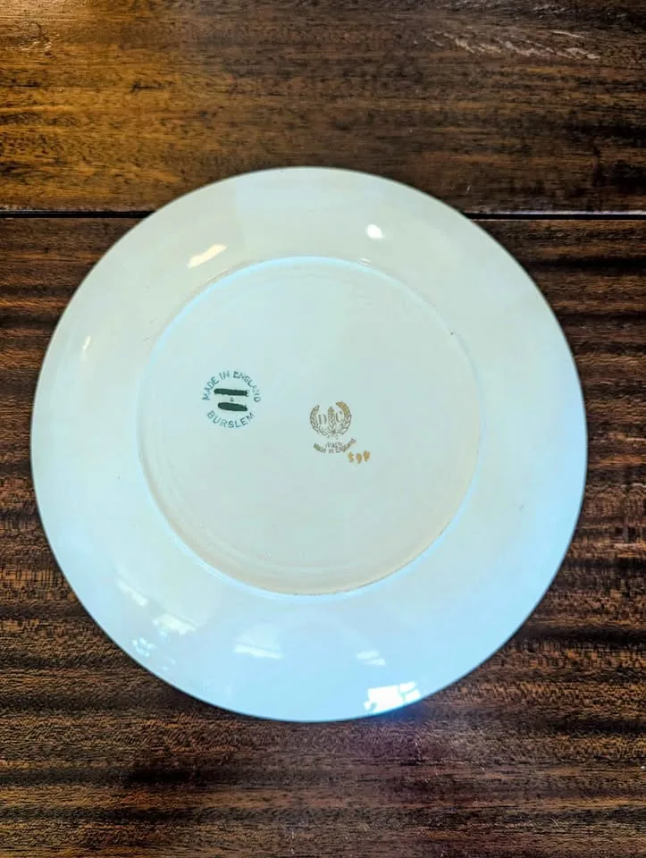 Antique Rose plate by Dunn Bennett & Co. image indicator(2)