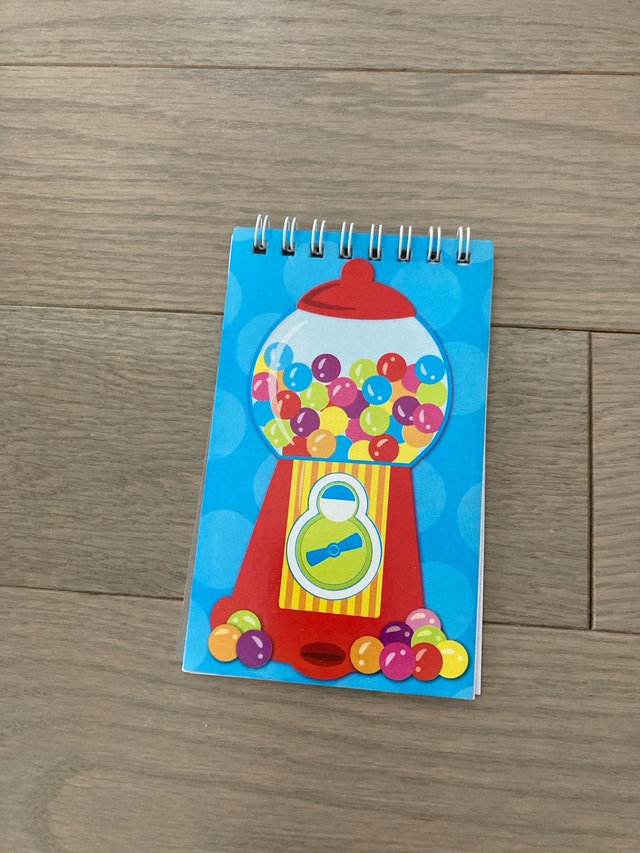 ⚽️Gumball Machine Spiral Notepad