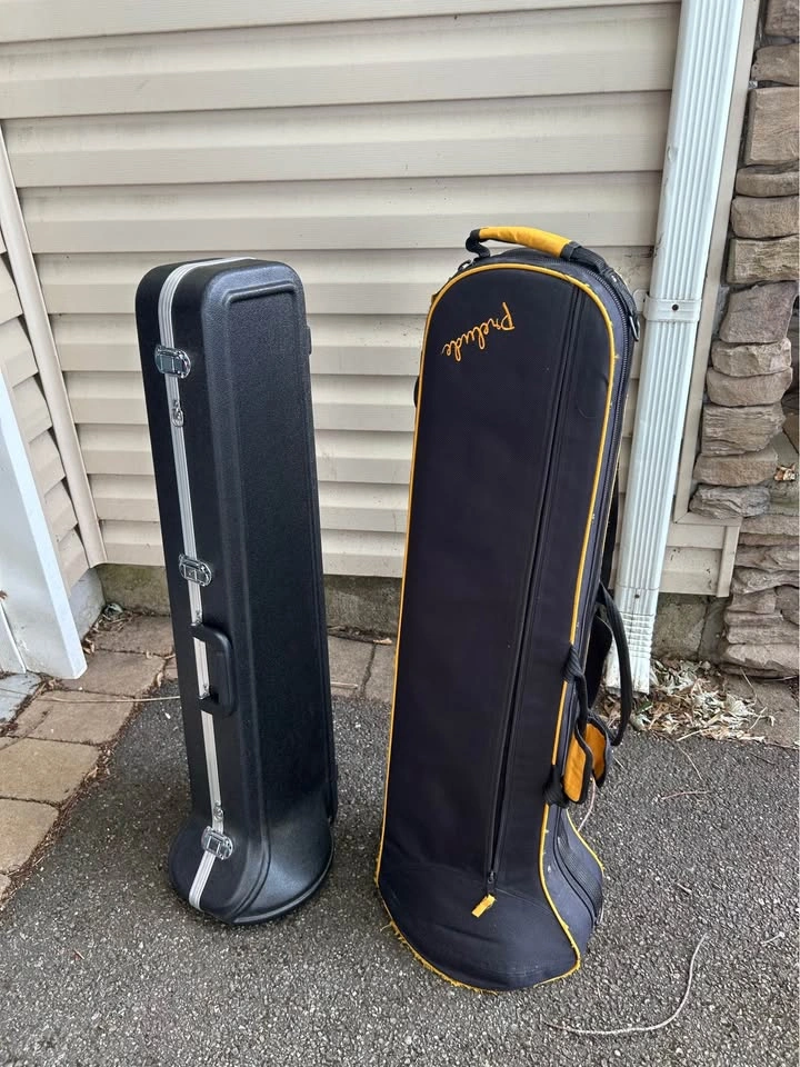 2 trombone cases with pBone trombone - photo 2