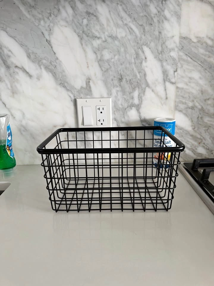 Black Wire Storage Basket