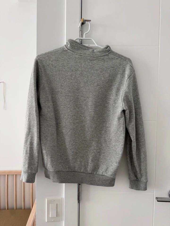 H&M Boys 10-12Y Grey NYC Quarter-Zip Sweatshirt - photo 2