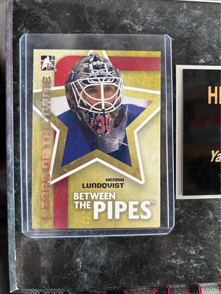 Henrik Lundqvist New York Rangers NHL Plaque with 90s Rangers Pr - photo 2
