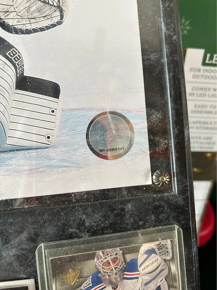 Henrik Lundqvist New York Rangers NHL Plaque with 90s Rangers Pr - photo 4