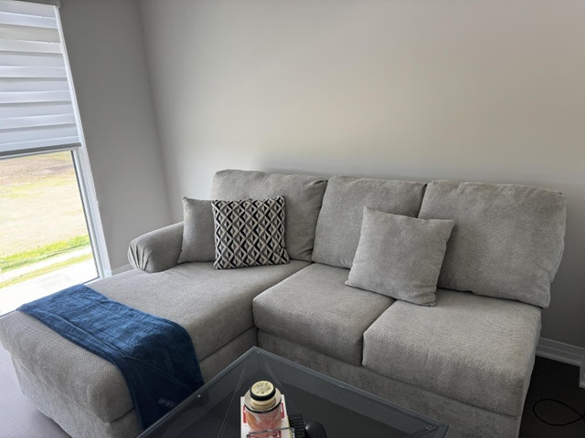 Premium Large Modular Sectional Sofa + Glass Coffee Table - photo 2