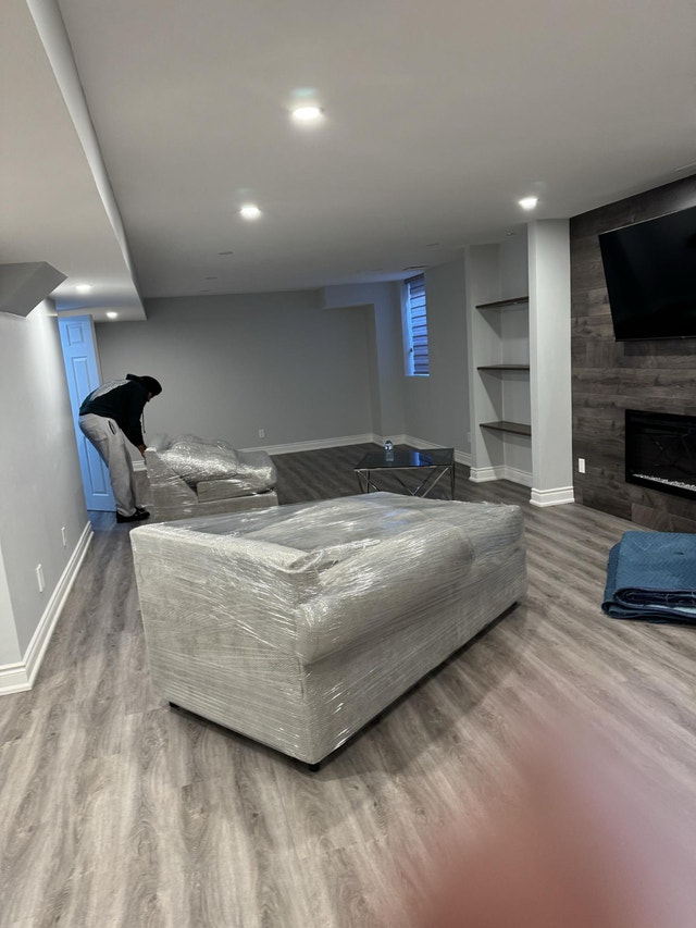 Premium Large Modular Sectional Sofa + Glass Coffee Table - photo 4