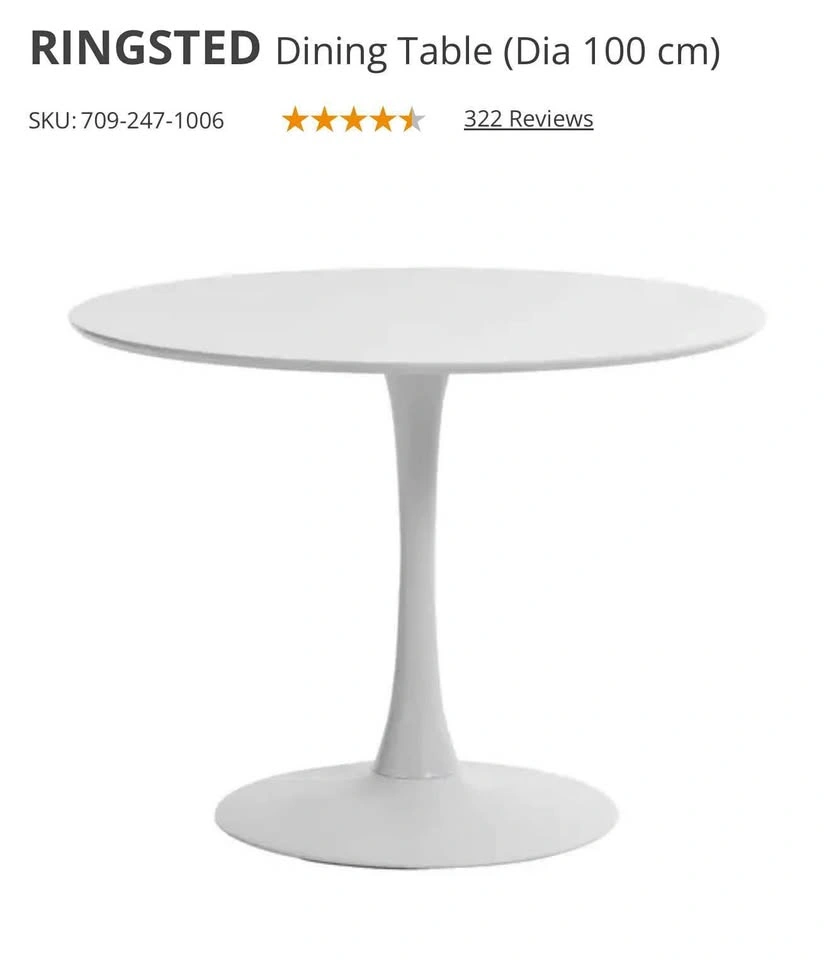 Round Pedestal Dining table