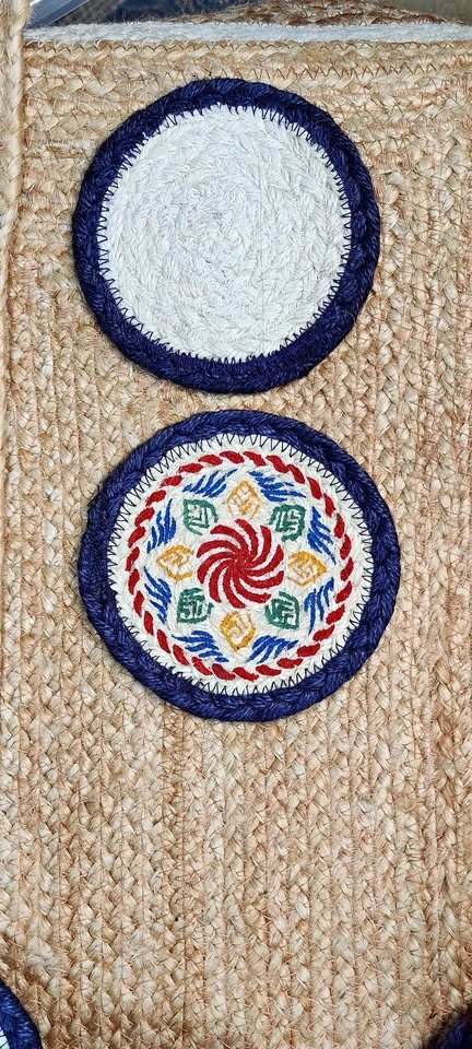 Painted coaster