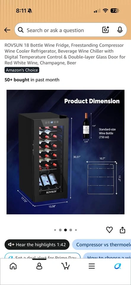 Wine fridge (18 bottles) - photo 2