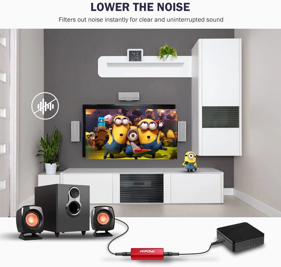 Noise Isolator Car Audio/Home Stereo System 3.5mm Audio Cable - photo 3