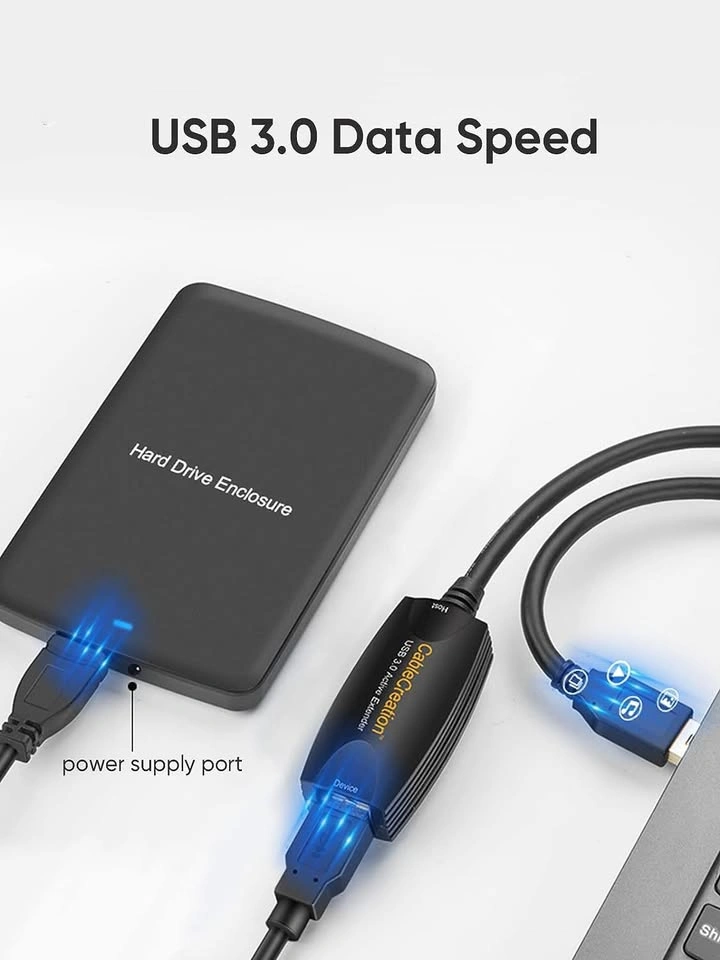 USB 3.0 Extension Cable 16.4 FT, Male to Female with Booster - photo 3