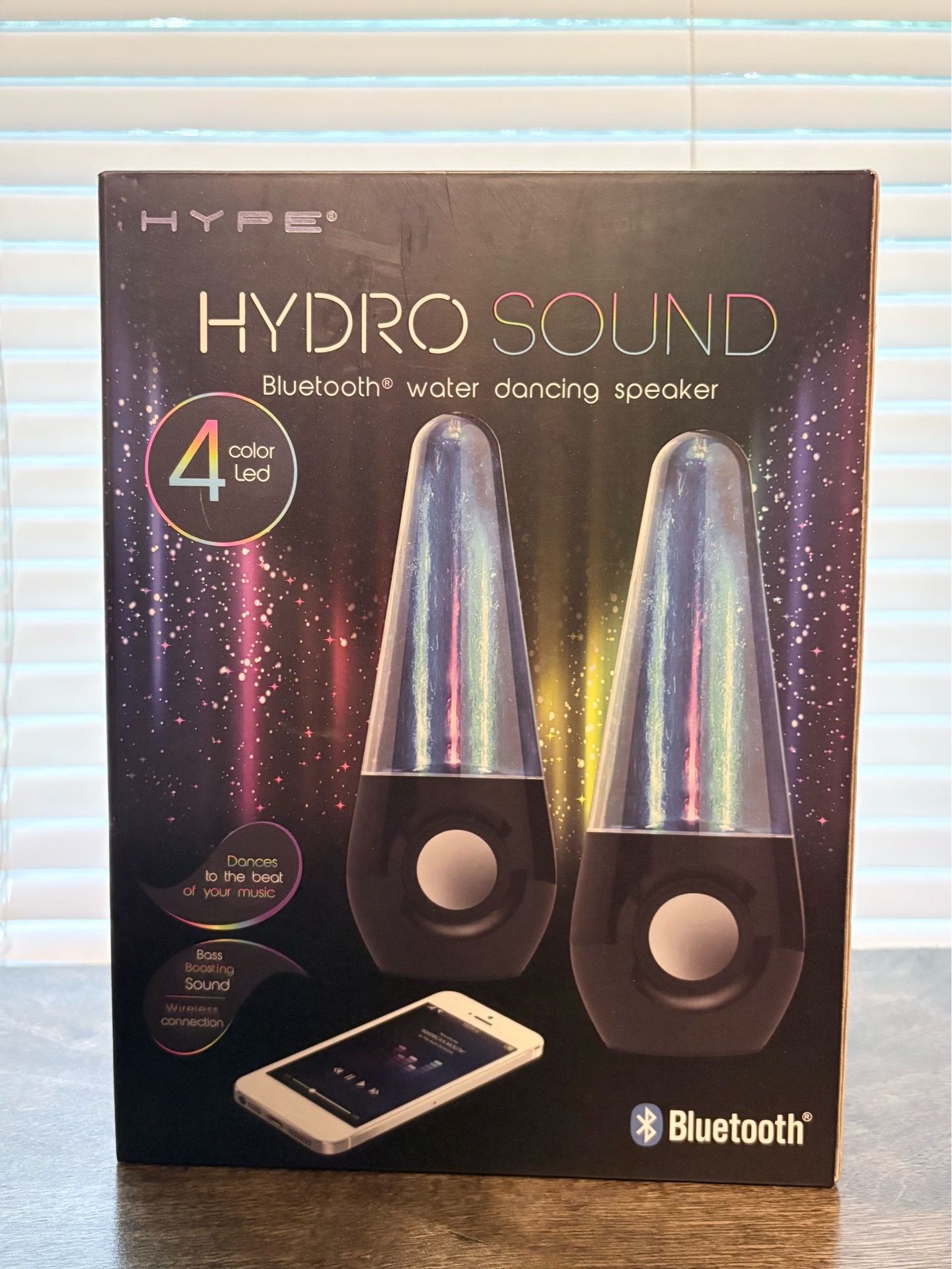HYPE Hydro Sound Bluetooth LED Dancing Water Multimedia Speakers - photo 2